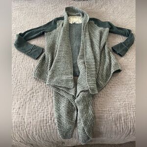 Anthropologie Saturday Sunday Womens Lagenlook Casado Waterfall Cardigan Size M